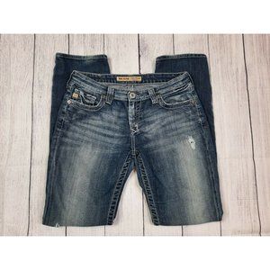 M2 Big Star 28 R Jeans Kayla Straight Blue Denim